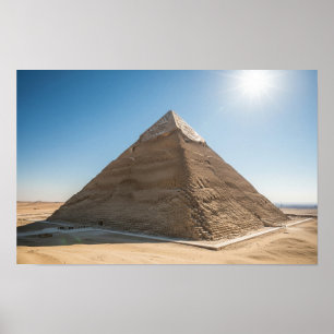 De Grote Pyramide van Giza Poster