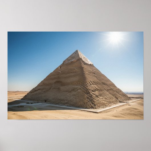 De Grote Pyramide van Giza Poster (Voorkant)