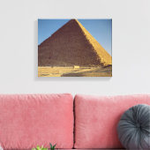 De Grote Pyramide van het oude Koninkrijk Khufu Canvas Afdruk (Insitu (Woonkamer))