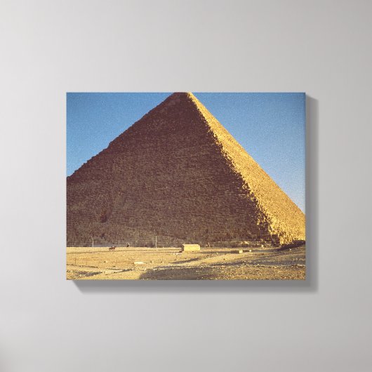 De Grote Pyramide van het oude Koninkrijk Khufu Canvas Afdruk (Voorkant)