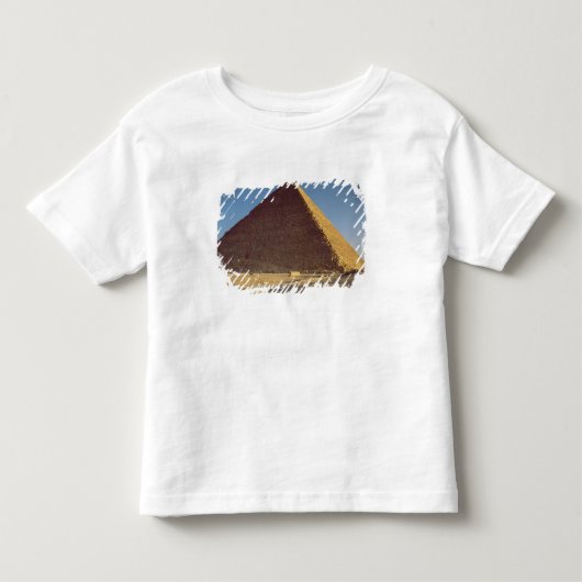 De Grote Pyramide van het oude Koninkrijk Khufu Kinder Shirts (Voorkant)