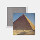 De Grote Pyramide van het oude Koninkrijk Khufu Magneet (Voorkant / Achterkant)
