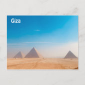 De Grote Pyramiden van Giza - Egypte Briefkaart (Voorkant)