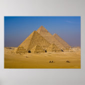 De Grote Pyramiden van Giza, Egypte Poster (Voorkant)