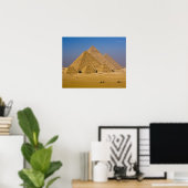De Grote Pyramiden van Giza, Egypte Poster (Thuiskantoor)