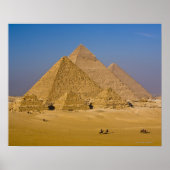 De Grote Pyramiden van Giza, Egypte Poster (Voorkant)