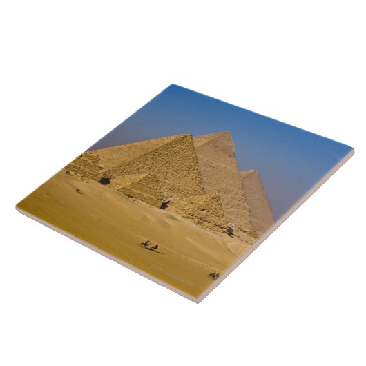 De Grote Pyramiden van Giza, Egypte Tegeltje (Zijkant)