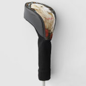 De Grote Pyreneeën Hond 001 - Natalia Mucha Golfheadcover (Schuin)