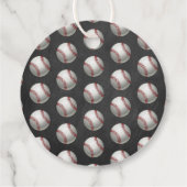 De grote raken | Honkbal 1e verjaardag Bedankjes Labels (Achterkant)