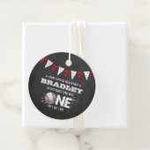 De grote raken | Honkbal 1e verjaardag Bedankjes Labels (In situ)