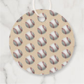 De grote raken | Honkbal 1e verjaardag Bedankjes Labels (Achterkant)