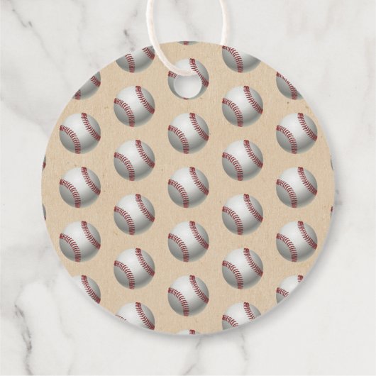 De grote raken | Honkbal 1e verjaardag Bedankjes Labels (Achterkant)