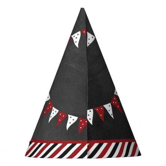 De grote raken | Honkbal 1e verjaardag Feesthoedjes (Achterkant)