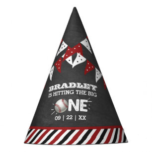 De grote raken Honkbal 1e verjaardag Feesthoedjes