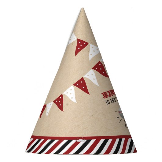 De grote raken | Honkbal 1e verjaardag Feesthoedjes (Links)