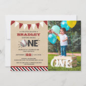 De grote raken | Honkbal 1e Verjaardag Foto Kaart (Voorkant)