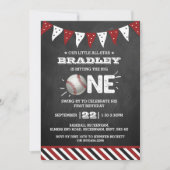 De grote raken | Honkbal 1e verjaardag Kaart (Voorkant)