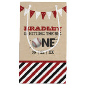 De grote raken | Honkbal 1e verjaardag Klein Cadeauzakje (Voorkant)