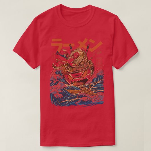 De Grote Ramen van Kanagawa T-shirt (Design voorkant)