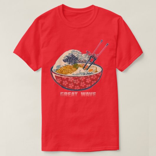 DE GROTE RAMEN WAKEN T-SHIRT (Design voorkant)