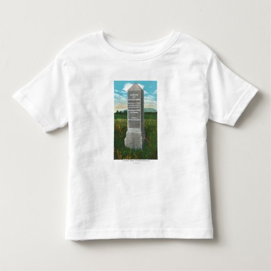 De Grote Ravine van het slagveld van Saratoga Kinder Shirts (Voorkant)