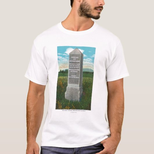De Grote Ravine van het slagveld van Saratoga T-shirt (Voorkant)
