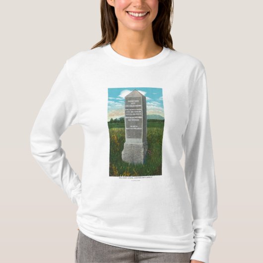De Grote Ravine van het slagveld van Saratoga T-shirt (Voorkant)