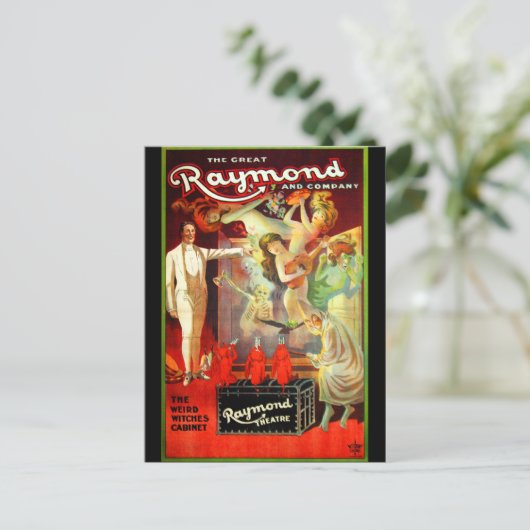 De grote Raymond. Briefkaart (Staand voorkant)