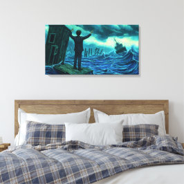 De grote redding canvas afdruk