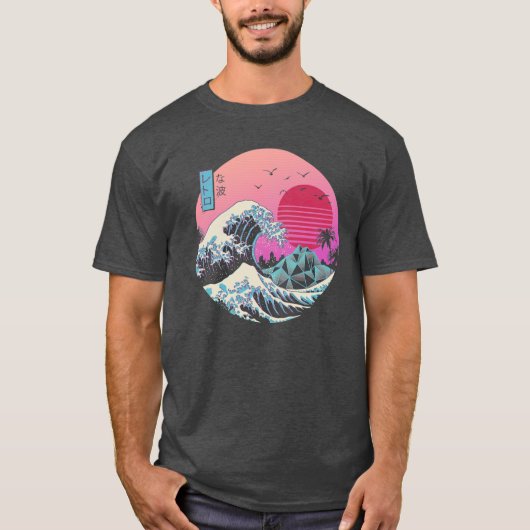 De Grote Retro Golf Oversized T-shirt (Voorkant)