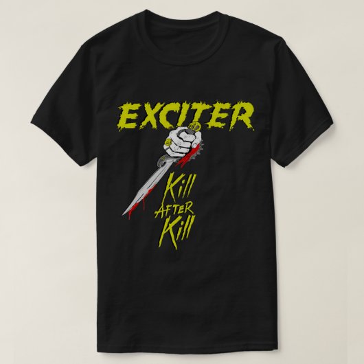 De grote Retro Kick is fotografisch T-shirt (Design voorkant)