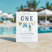 De grote | Retro Summer Surf Birthday Kaart