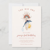 De grote | Retro Summer Surf Birthday Kaart (Voorkant)