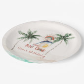 De grote | Retro Summer Surf Birthday Papieren Bordje (Gekanteld)