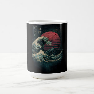 De grote Retro Wave Classic Koffiemok