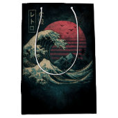 De grote Retro Wave Classic Medium Cadeauzakje (Voorkant)