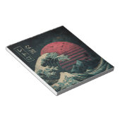 De grote Retro Wave Classic Notitieblok (Schuin)