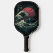 De grote Retro Wave Classic Pickleball Paddle (Achterkant)