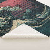 De grote Retro Wave Classic Sherpa Deken (3/4)