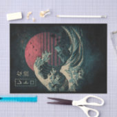 De grote Retro Wave Classic Tissuepapier (Craft)