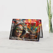 💜💛De Grote Revelry: Mardi Gras Magic Kaart (Voorkant)