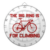 De grote ring is voor het klimmen dartbord (Voorkant)