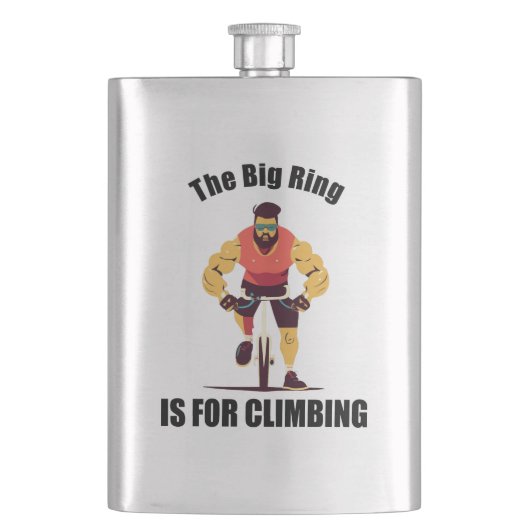 De grote ring is voor het klimmen en fietsen flacon (Voorkant)
