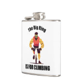 De grote ring is voor het klimmen en fietsen heupfles (Links)