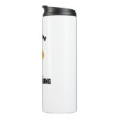 De grote ring is voor het klimmen en fietsen thermosbeker (Geroteerd rechts)