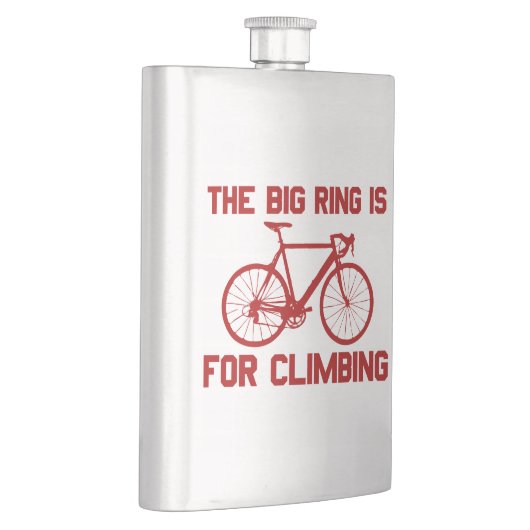 De grote ring is voor het klimmen flacon (Rechts)