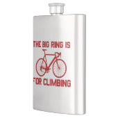 De grote ring is voor het klimmen flacon (Links)