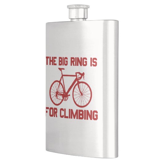 De grote ring is voor het klimmen flacon (Links)