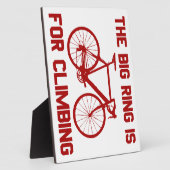 De grote ring is voor het klimmen fotoplaat (Zijkant)