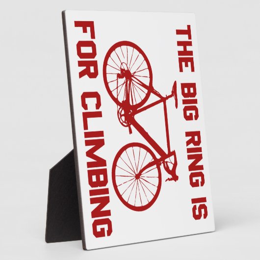 De grote ring is voor het klimmen fotoplaat (Zijkant)